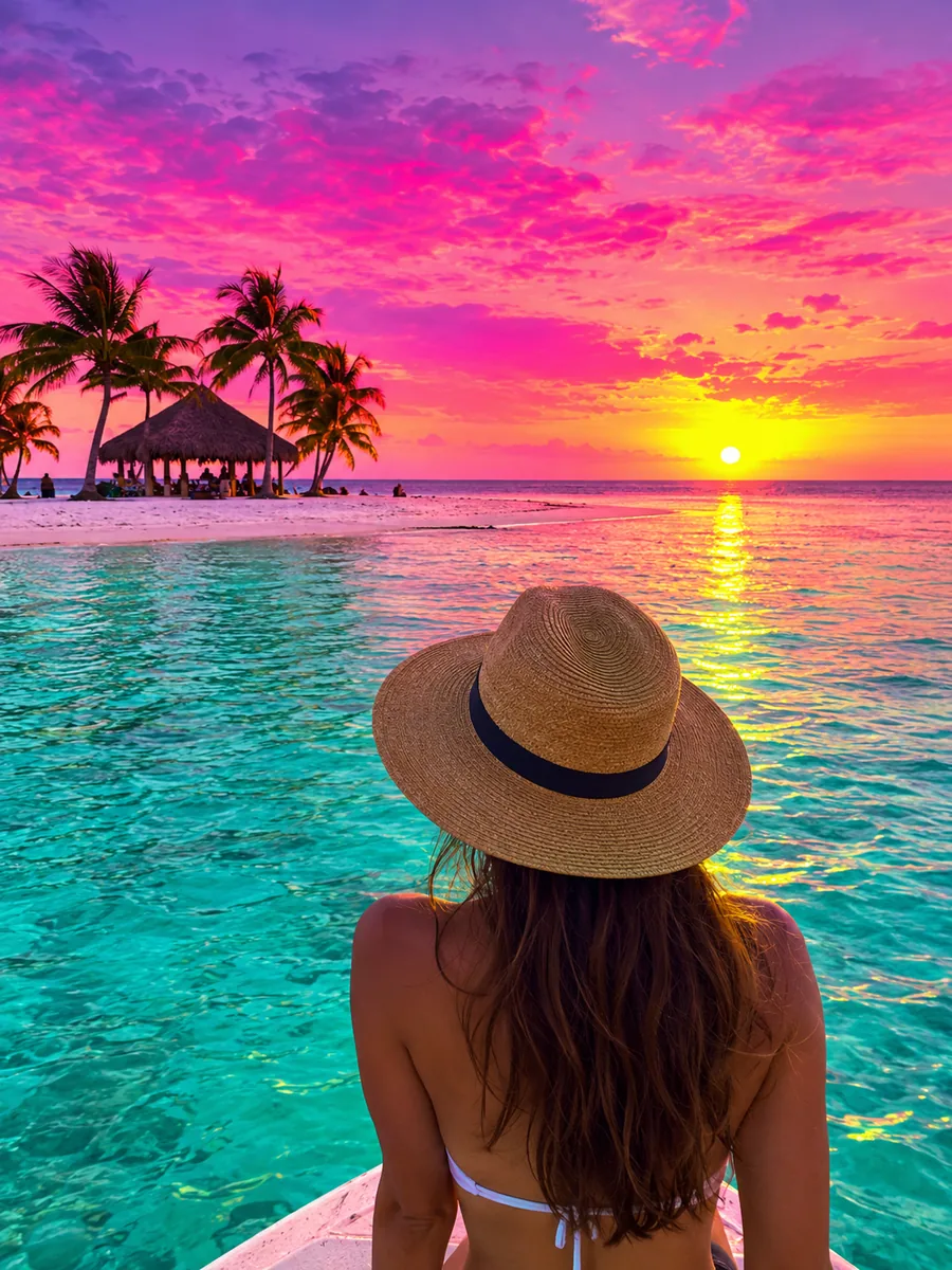 Aussicht auf Cayo Arena